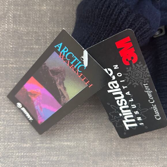 3M Thinsulate Arctic Warmth Black Convertible Gloves Youth XL 12-18 Years NEW - Picture 5 of 5